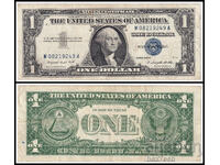 ❤️ ⭐ USA 1957 A 1 Dollar Blue Seal ⭐ ❤️