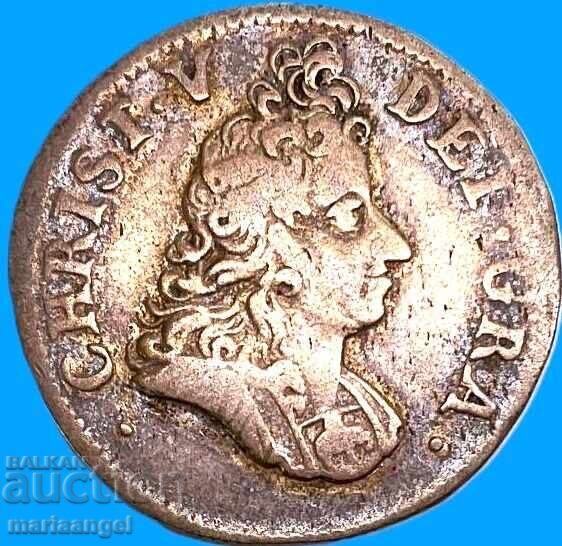 Дания 8 Скилинга 1695 Christian V, 1670-1699 сребро с цена € 112.00 | 219.05 лв.