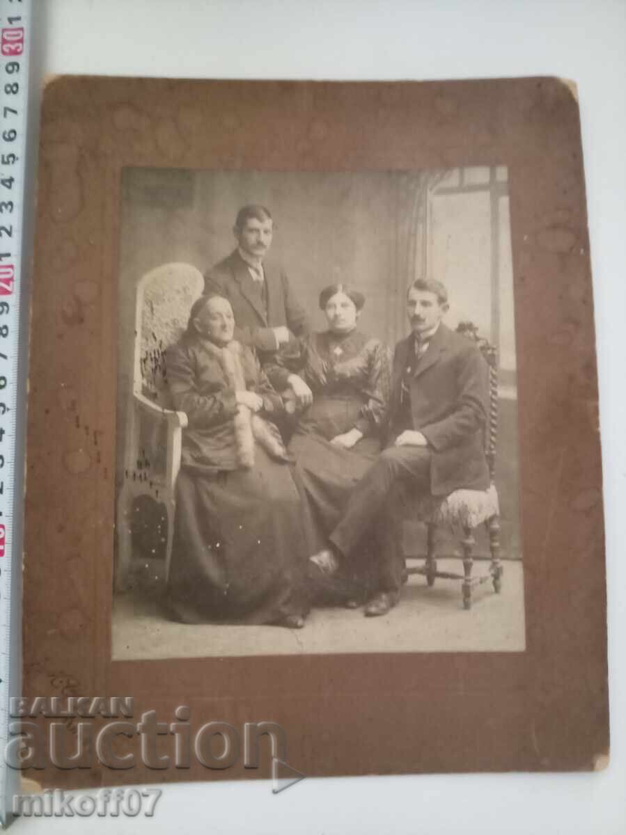Снимка картон фотография Серафимов Плевен