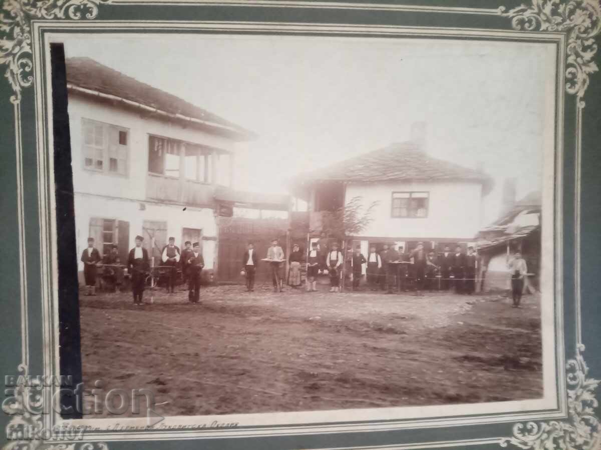 Снимка картон фотография 1909 г. с. Дерманци Луковит с цена € 50.00 | 97.79 лв.