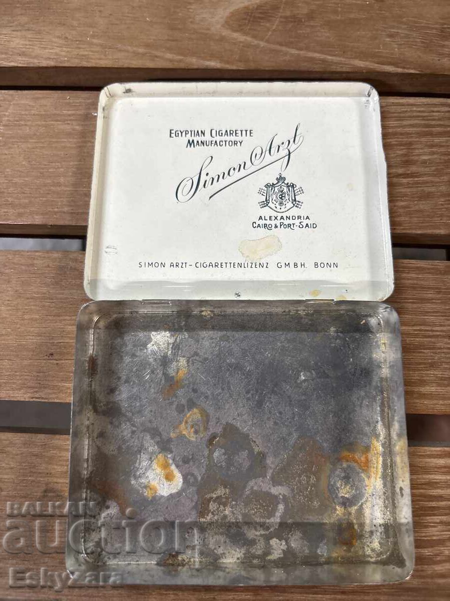 Аукцион Антикварна метална кутия от цигари Simon Arzt (Египет) – 192 Аукцион Антикварна метална кутия от цигари Simon Arzt (Египет) – 192