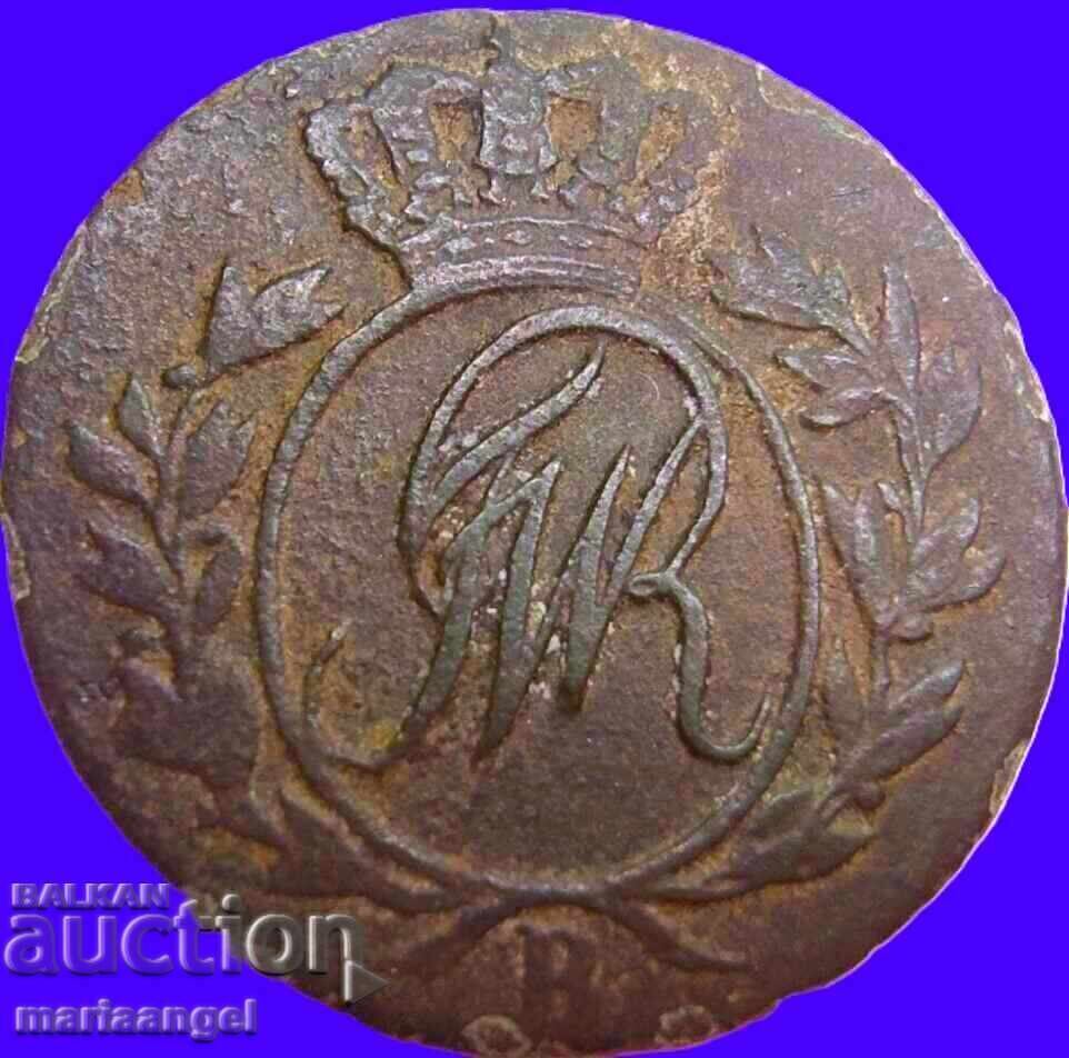Полша 1/2 грош 1797 Бранденбург Фридрих II - 5 Полша 1/2 грош 1797 Бранденбург Фридрих II - 5