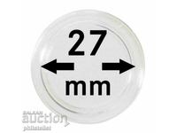 Lindner capsule pentru monede – pachet 10 bucăți - 27 mm /c