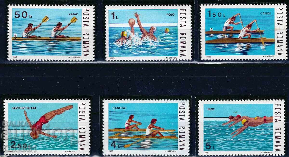 Romania 1983 - water sports MNH