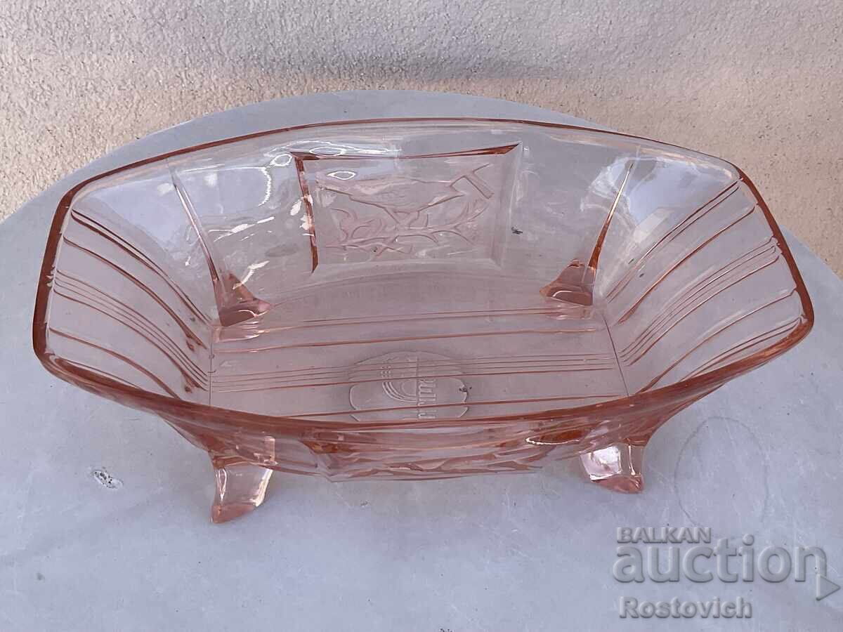 Vase - jardinière "Ankerglas Bernsdorf" (model no. 1506), 1937