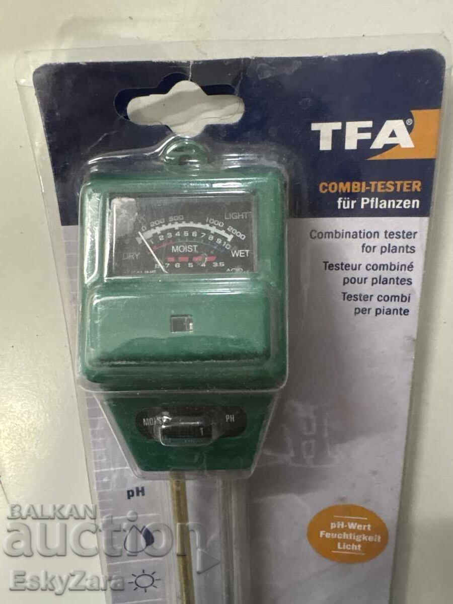 Analog 3-in-1 plant soil tester (German brand) with price € 15.00 | 29.34 BGN Analog 3-in-1 plant soil tester (German brand) with price € 15.00 | 29.34 BGN