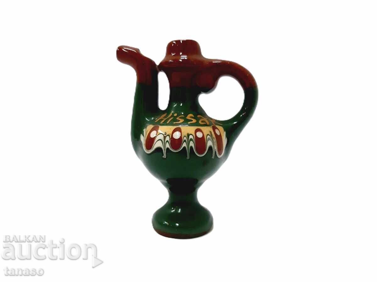 Мини стомна със свирка от Хирася, 1970-те, като нова