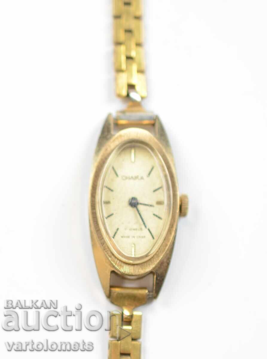 Ceas de damă CEAIKA URSS placat cu aur 5 Mk - funcționează cu preț € 12.00 | 23.47 BGN