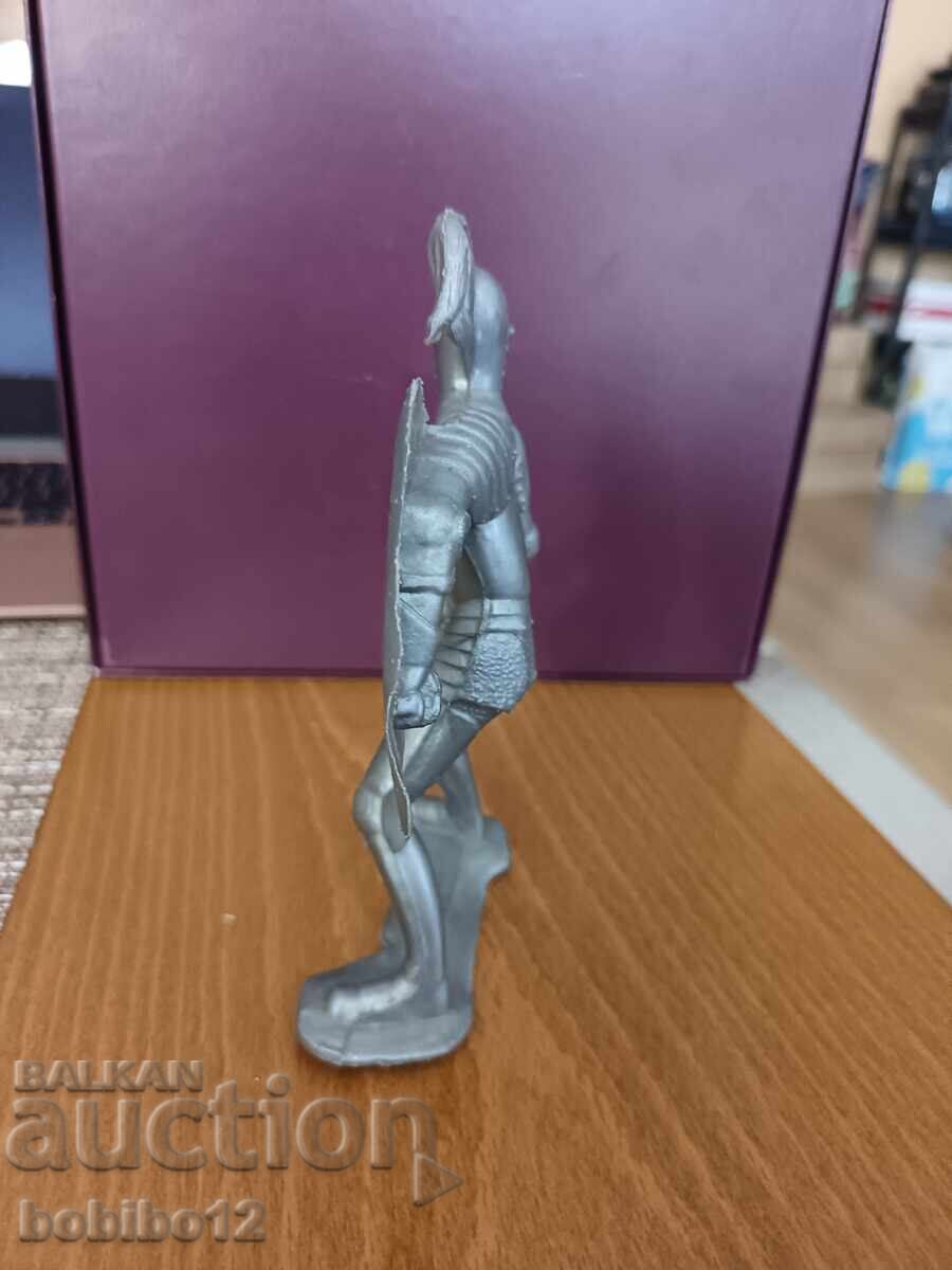 Ретро пластмасова фигурка на рицар - 5