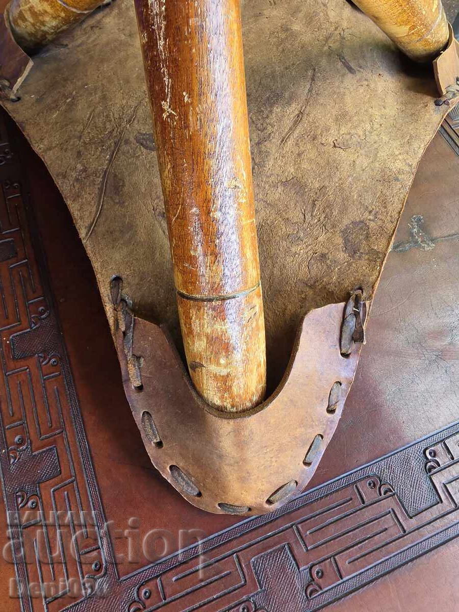 Scaun pliant din piele presată - 5 Scaun pliant din piele presată - 5