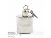 Ploscă metalică de buzunar - 1 OZ / 30 ml - breloc