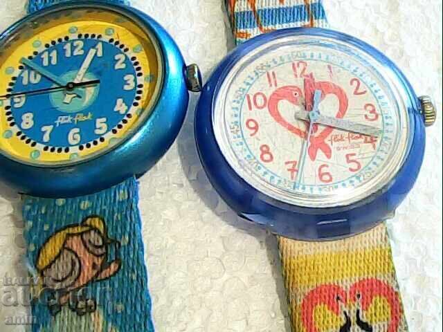 Swiss Flik Flak watches working no battery