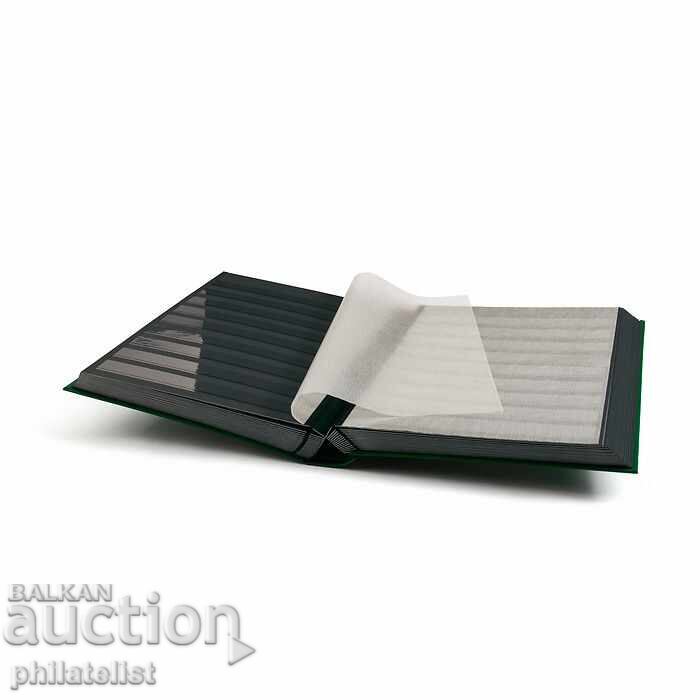 Λεύκωμα Leuchtturm για μάρκες Basic 32 μαύρα φύλλα Α4 /c - 6
