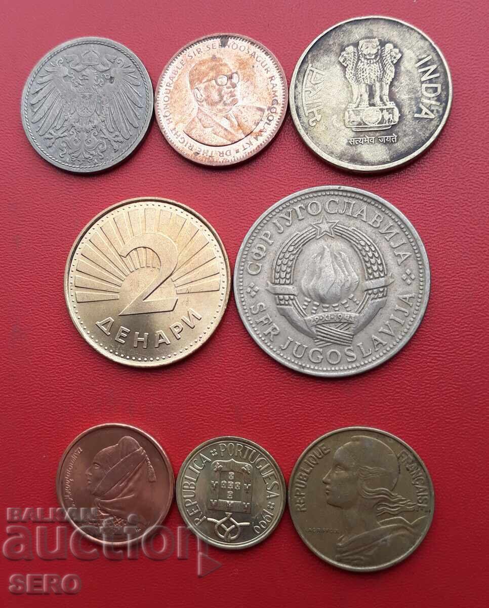 Смесен лот от 8 монети с цена € 0.50 | 0.98 лв.