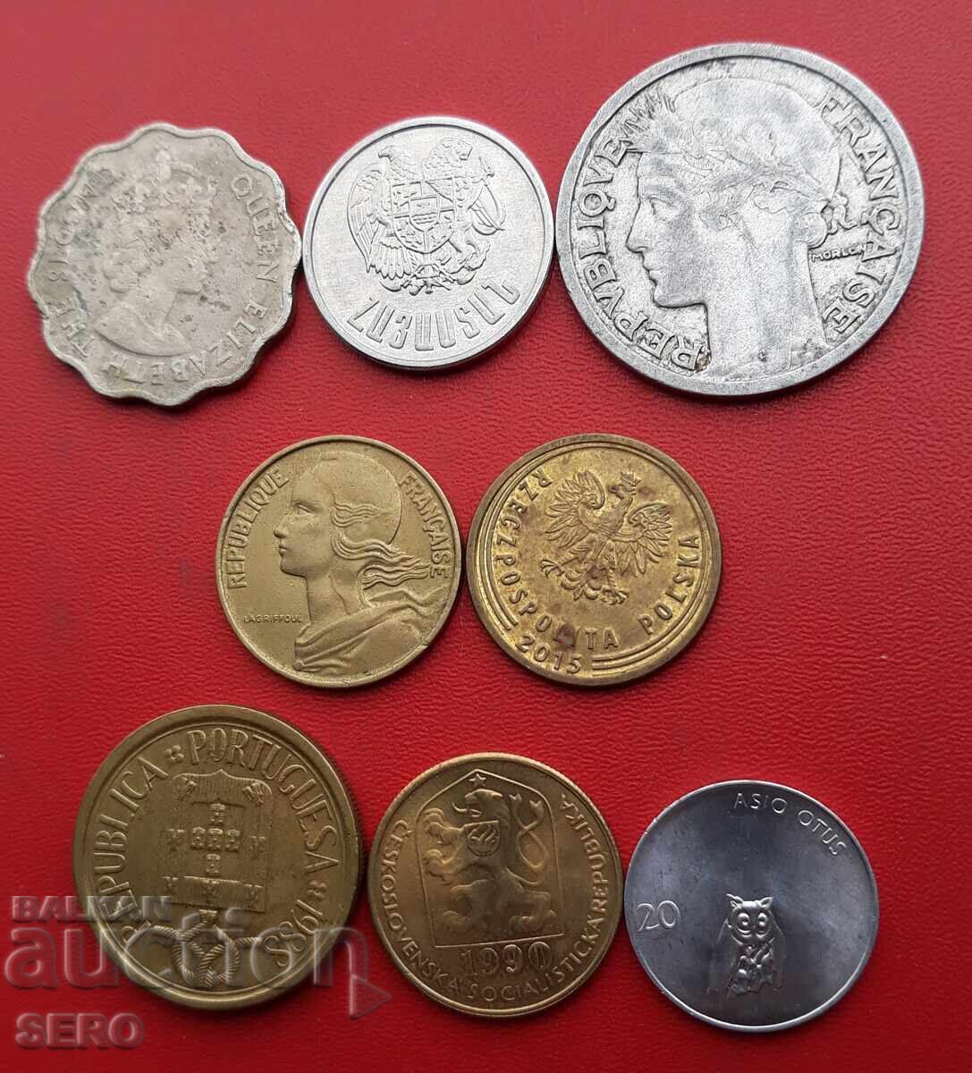 Смесен лот от 8 монети с цена € 0.50 | 0.98 лв.
