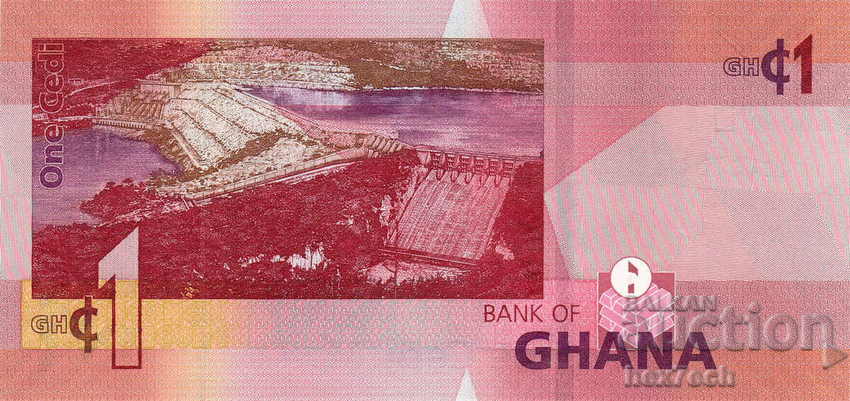 Auction  ❤️ ⭐ Ghana 2019 1 cedi UNC new ⭐ ❤️
