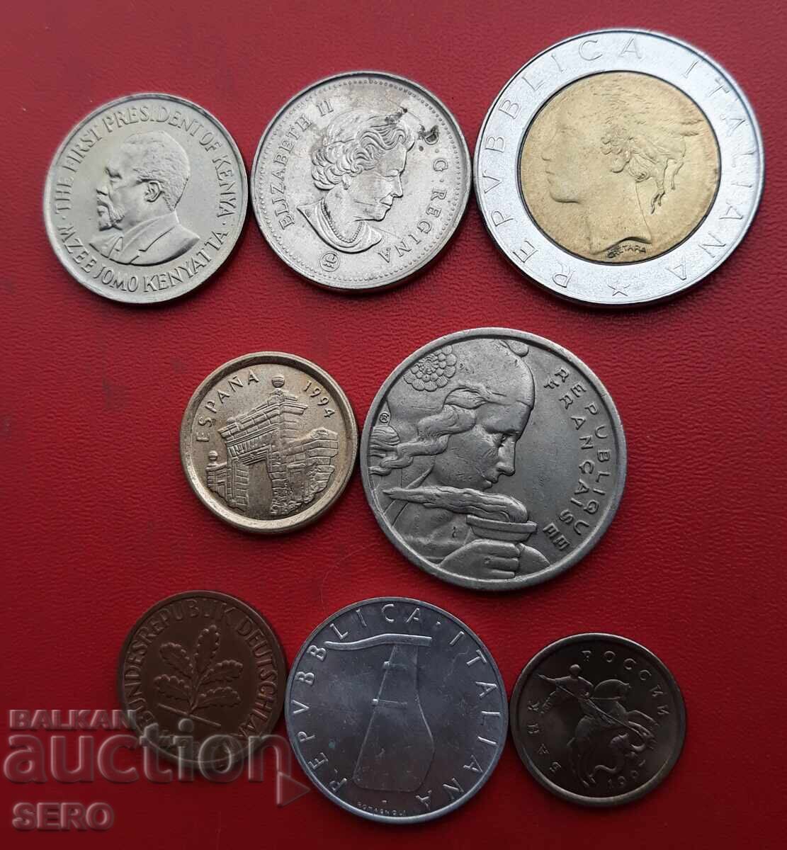 Смесен лот от 8 монети с цена € 0.50 | 0.98 лв.