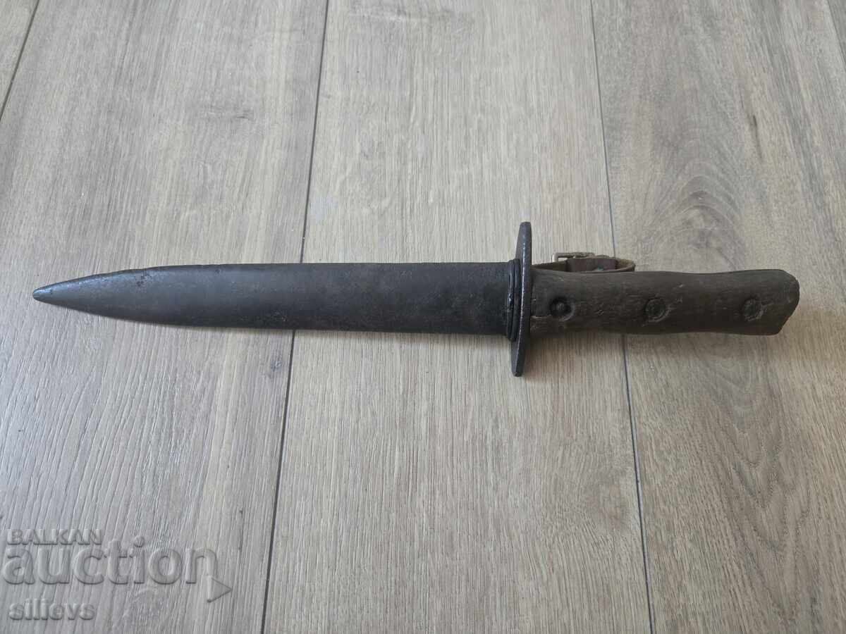 Рядък,италиански боен щик WW2 - 5
