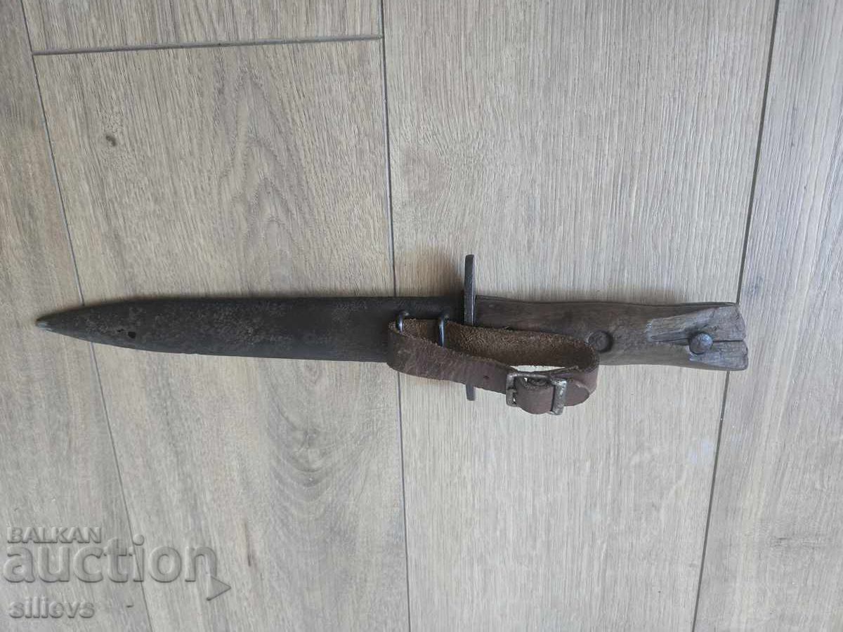 Рядък,италиански боен щик WW2 - 6