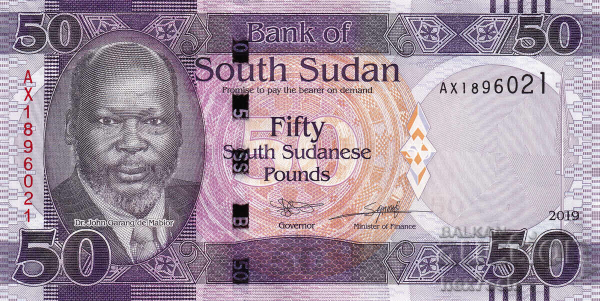 ❤️ ⭐ Sudan de Sud 2019 50 de lire sterline UNC nou ⭐ ❤️ cu preț € 2.79 | 5.46 BGN ❤️ ⭐ Sudan de Sud 2019 50 de lire sterline UNC nou ⭐ ❤️ cu preț € 2.79 | 5.46 BGN