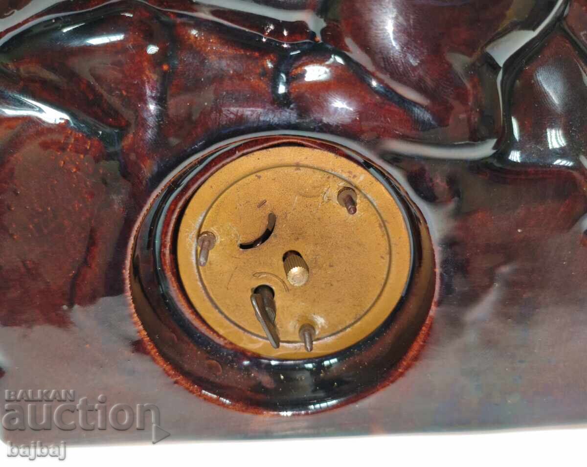Παράδοση Παλιό κεραμικό ρολόι, λειτουργικό