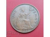 Marea Britanie - 1 penny 1967