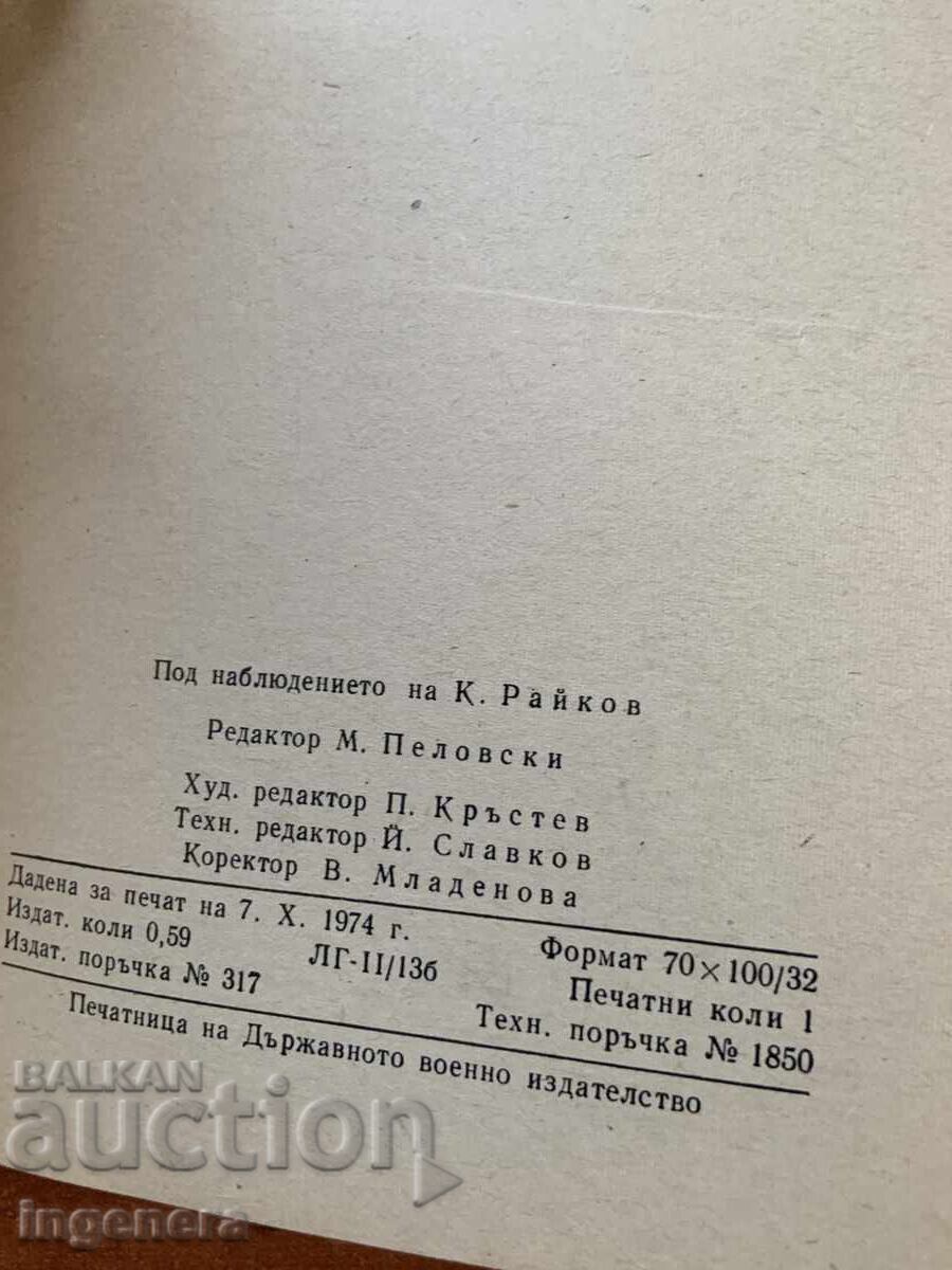 Аукцион ПАМЕТКА НА КОМАНДИРА ПО РАЗУЗНАВАНЕ-1975-ВОЕННО И-СТВО Аукцион ПАМЕТКА НА КОМАНДИРА ПО РАЗУЗНАВАНЕ-1975-ВОЕННО И-СТВО
