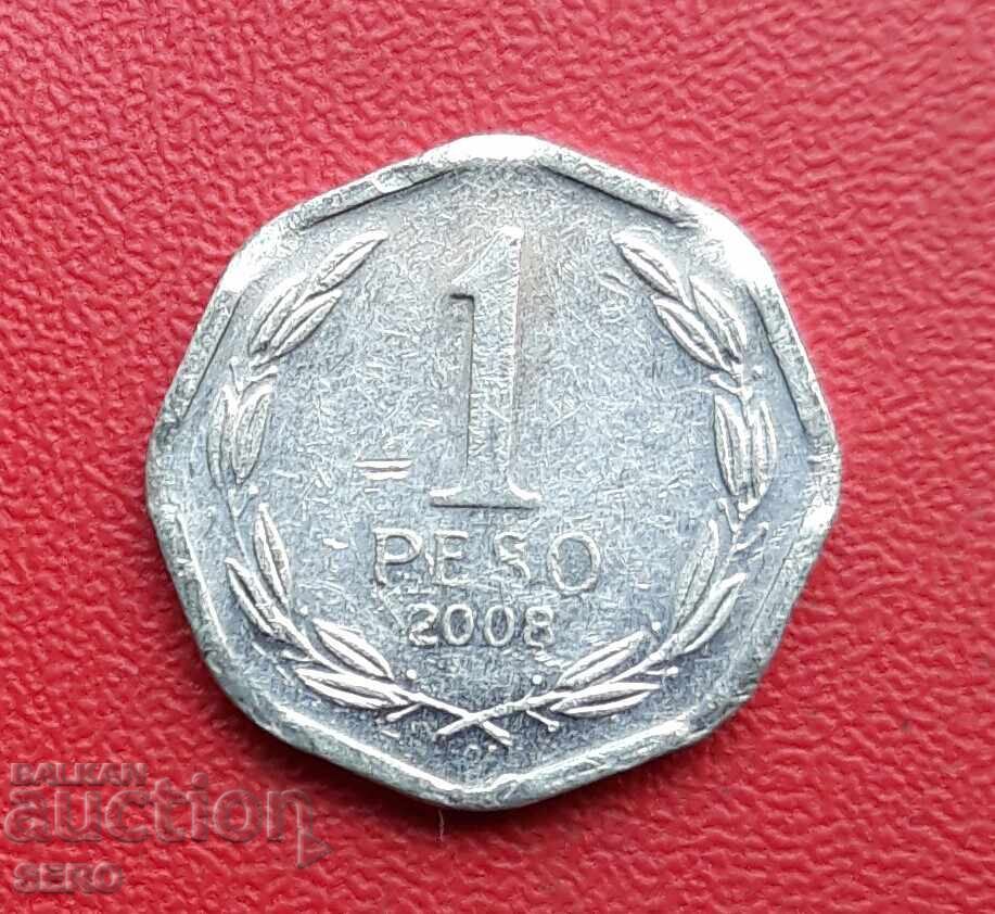 Chile-1 peso 2008