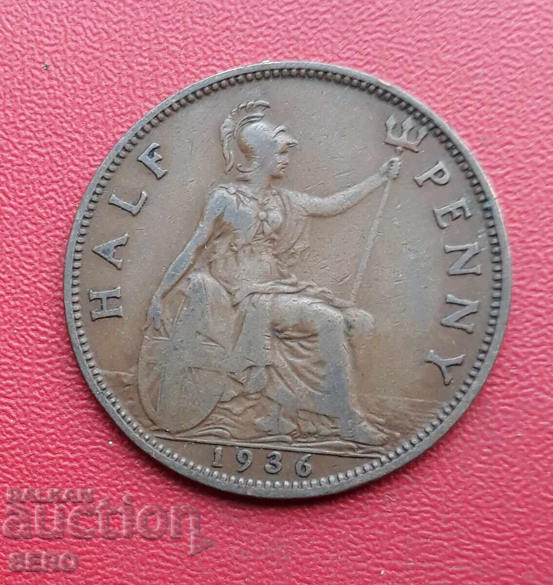 Marea Britanie - 1/2 penny 1936