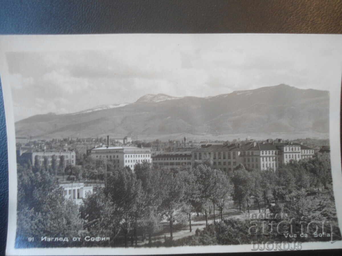 91. View from Sofia, Old postcard 91. View from Sofia, Old postcard