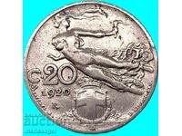 20 centesimi 1920 Italia