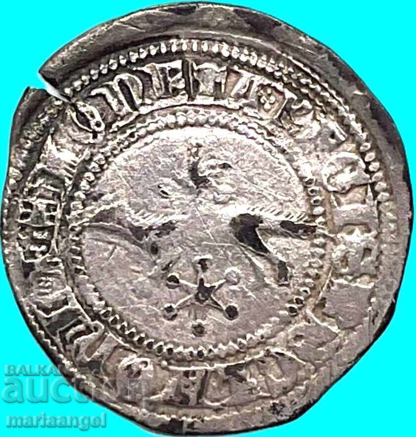Унгария - Славения 1 денар Бела IV сребро с цена € 53.00 | 103.66 лв.