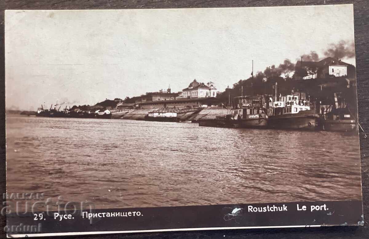 6019 Царство България Русе кораби в пристанището 1931г.