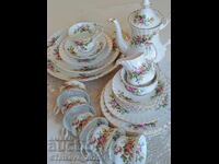 Royal Albert "Moss Rose" porcelain dinner set