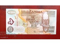 Замбия 500 квача 2008  UNC - полимер