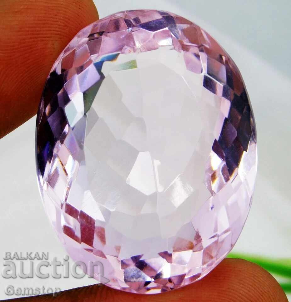 Δημοπρασία ΧΧΤ! 120.30 ct φυσικός κουνζίτης οβάλ με πιστοποιητικό OMGTL από 1 ct!