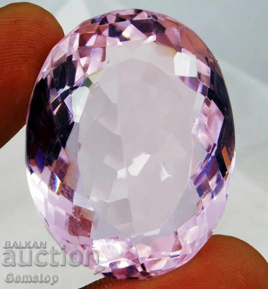 Παράδοση ΧΧΤ! 120.30 ct φυσικός κουνζίτης οβάλ με πιστοποιητικό OMGTL από 1 ct!