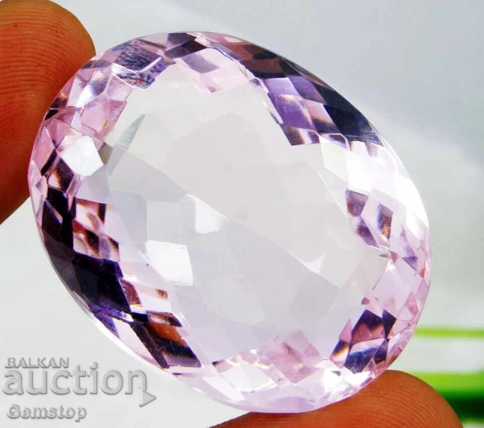 ΧΧΤ! 120.30 ct φυσικός κουνζίτης οβάλ με πιστοποιητικό OMGTL από 1 ct!