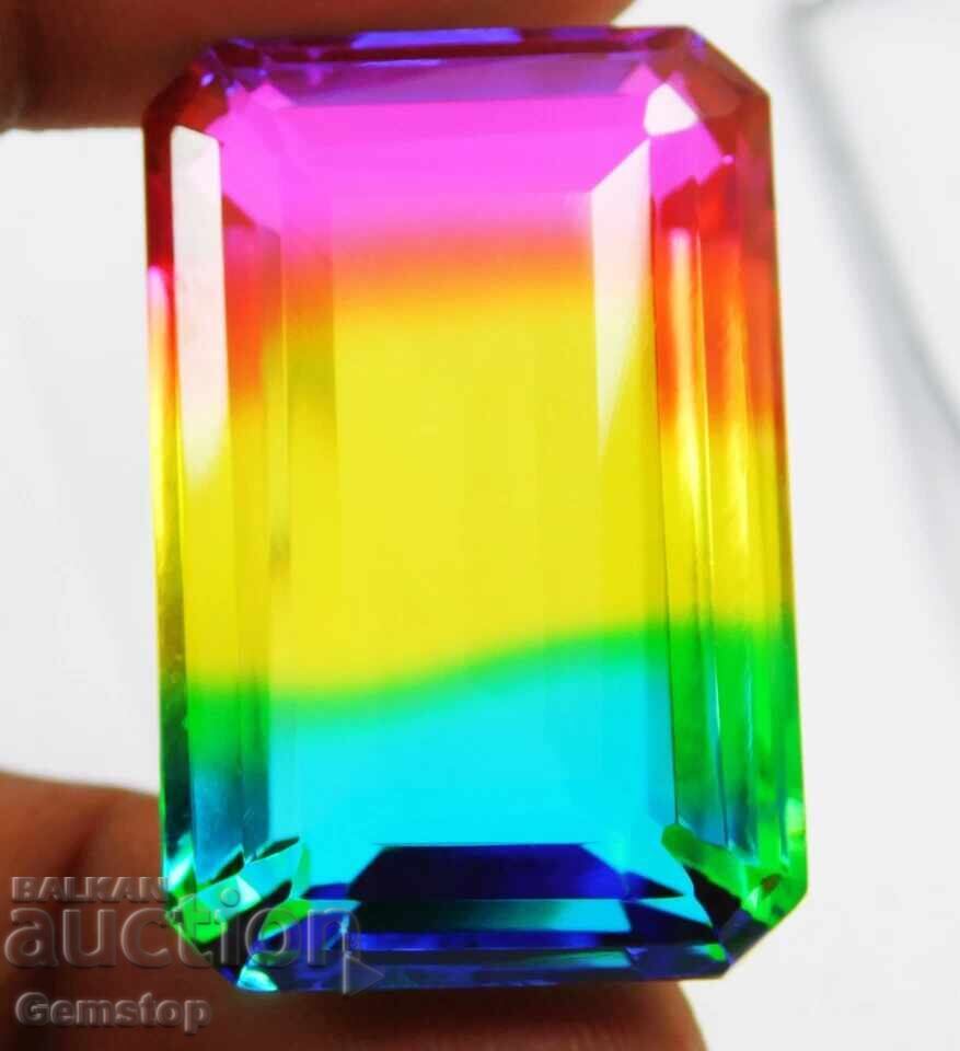 NR! 105.55 ct natural tourmaline emerald cut! - 5