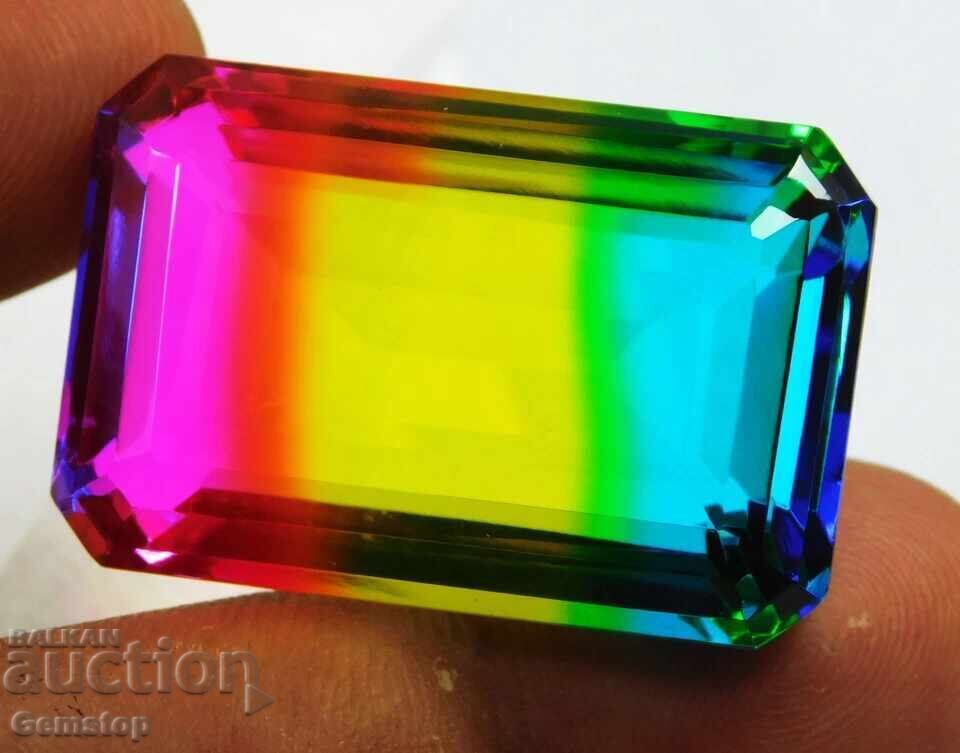 NR! 105.55 ct natural tourmaline emerald cut! - 6