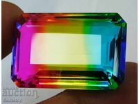NR! 105.55 ct natural tourmaline emerald cut!