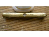 Antique gold-plated collar clip - Art Deco style