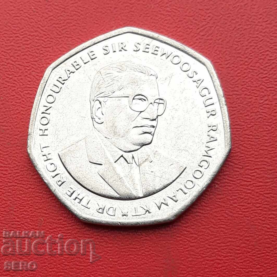 Insula Mauritius-10 rupii 2016-stare excelentă cu preț € 0.81 | 1.58 BGN