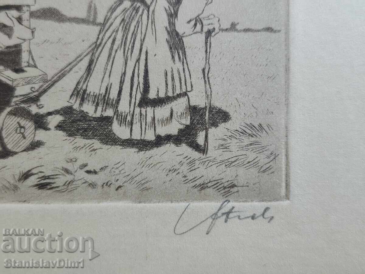 Ταχυδρομική κάρτα πριν, χαλκογραφία - Frank Tschinkel με τιμή € 40.00 | 78.23 BGN