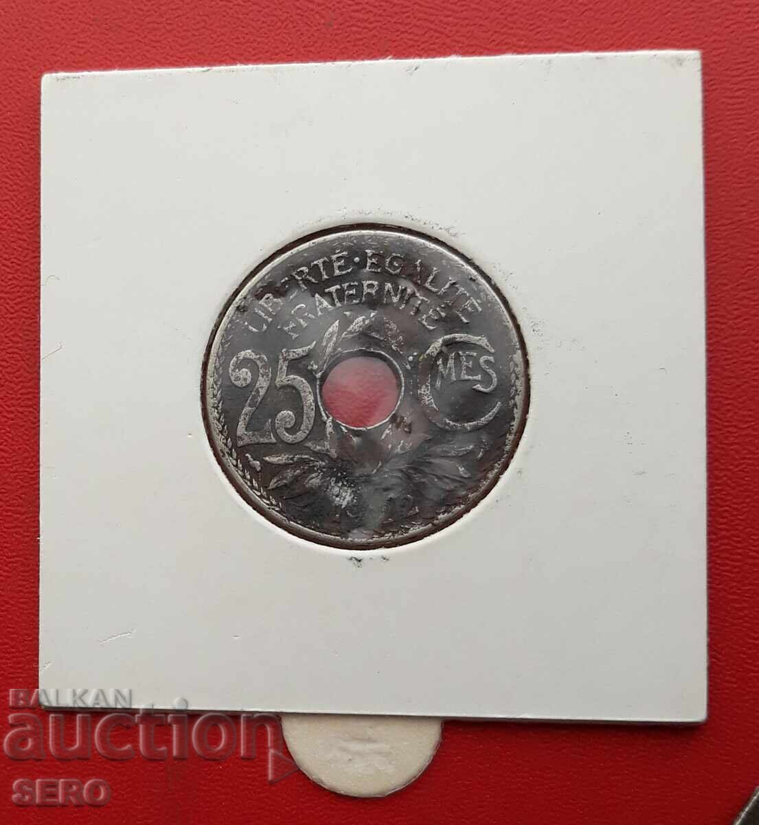 Франция-25 цента 1922