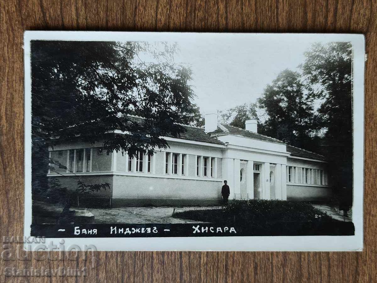 Пощенска Карта Царство България - Хисаря, баня Инджев