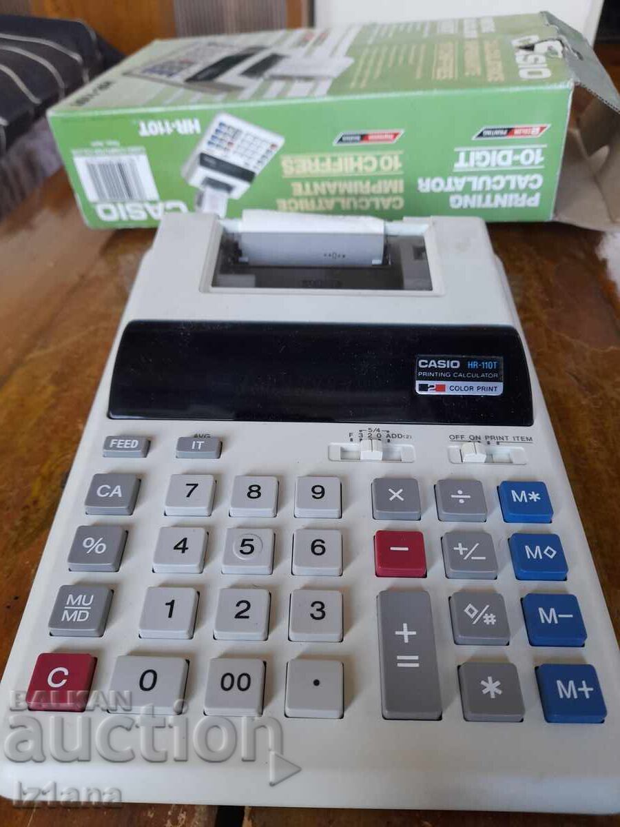 Vintage Casio HR-110T calculator with price € 63.00 | 123.22 BGN