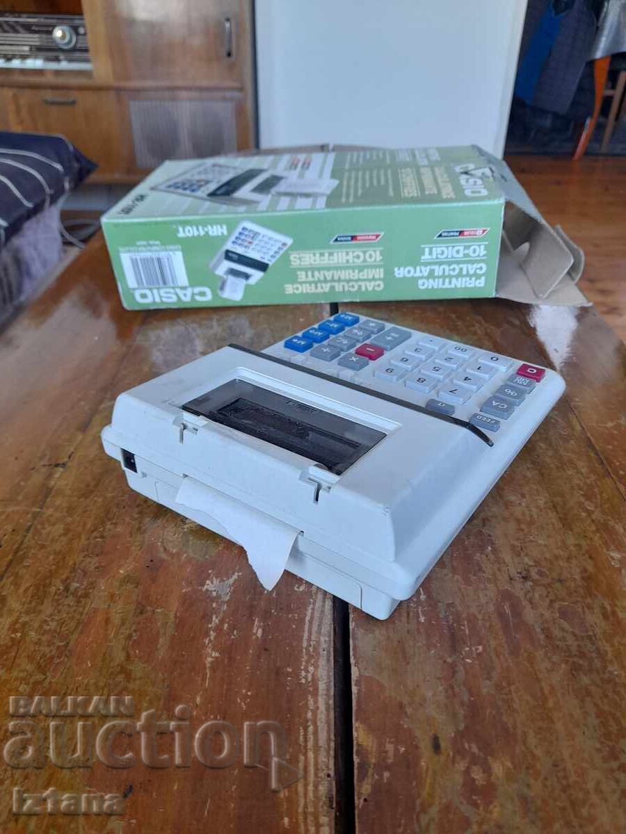 Auction  Vintage Casio HR-110T calculator