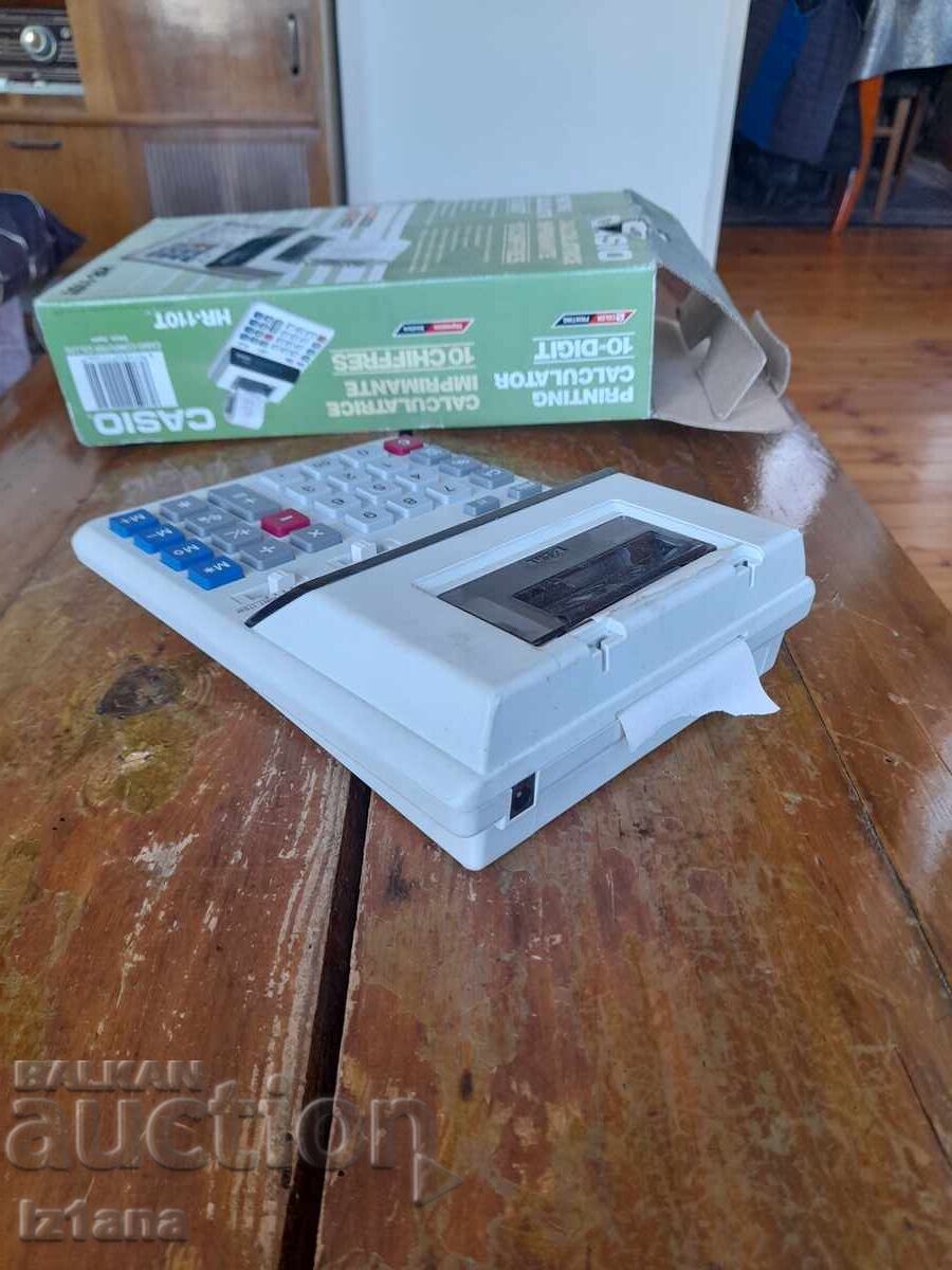 Delivery of Vintage Casio HR-110T calculator