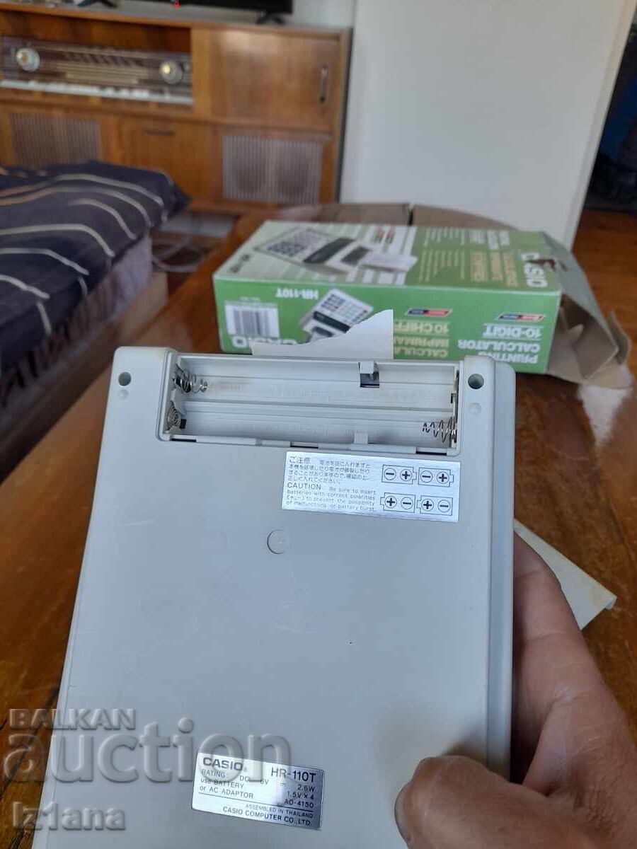Vintage Casio HR-110T calculator - 6